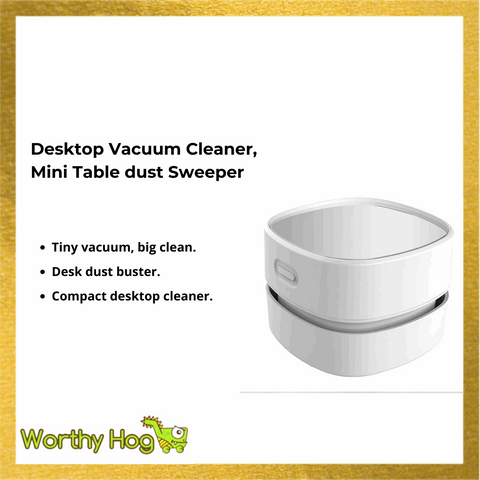 Desktop Vacuum Cleaner, Mini Table dust Sweeper