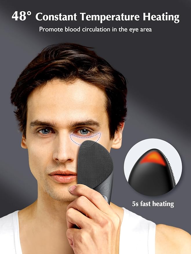 Facial Cleansing Brush Face Scrubber (IPX7 Waterproof Rechargeable Face Brush)