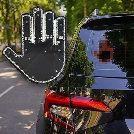 Hand Gesture Car Light Vehicle Accessories
