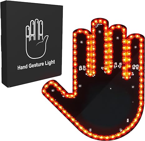 Hand Gesture Car Light Vehicle Accessories
