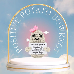 Positive Potato with Bowknot