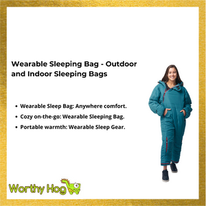 Wearable Sleeping Bag - Outdoor and Indoor Sleeping Bags