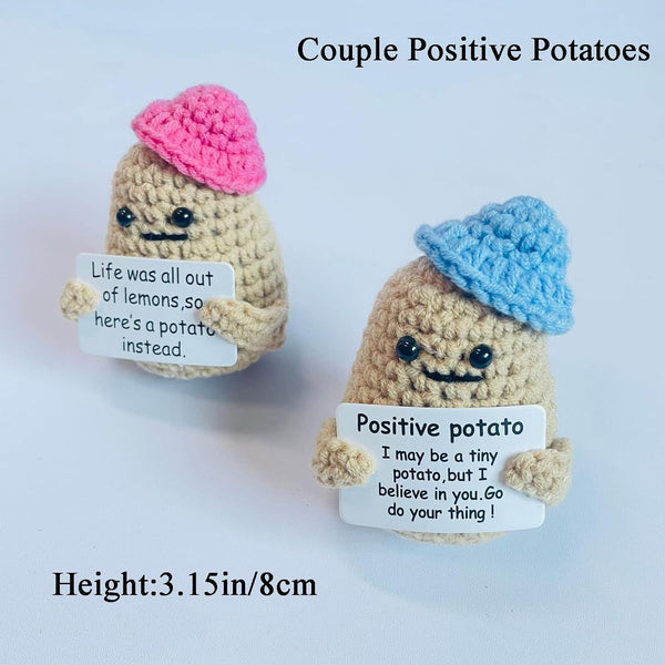  Positive Poo Funny Crochet Positive Potato Partner