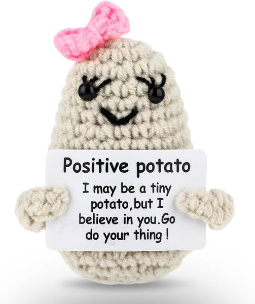 Positive Potato with Bowknot