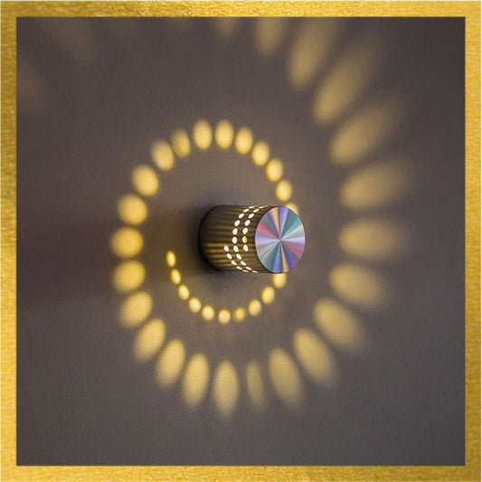 LED Spiral Wall Lamp