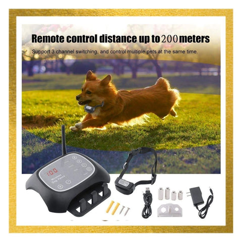 Wireless Electric Dog Fence Kit