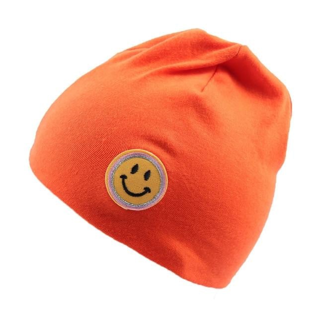 Plain Knitted Cotton Skullies Beanies For Kid Children Embroidery Crown Hat Cap Girls Boys Spring Autumn Outdoor Caps - worthyhog