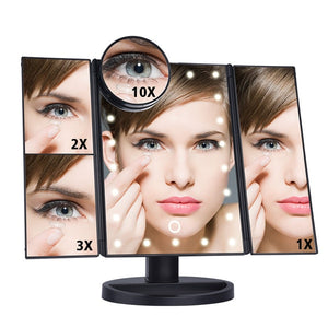 22 LED Touch Screen Makeup Mirror - worthyhog