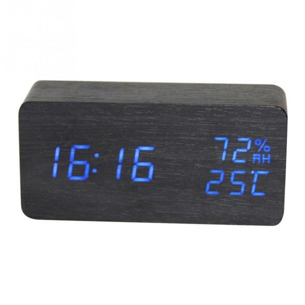 Desktop Wood  Desk Alarm Clock - worthyhog