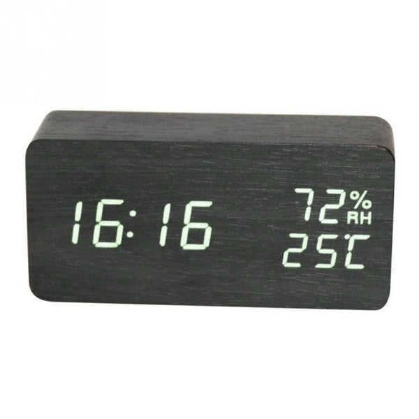 Desktop Wood  Desk Alarm Clock - worthyhog