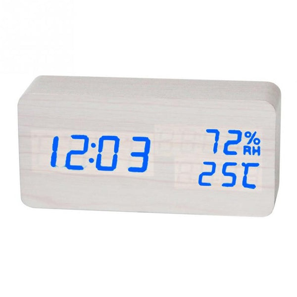 Desktop Wood  Desk Alarm Clock - worthyhog