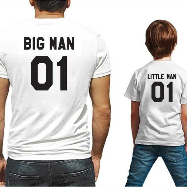 Big Man Little Man Family Matching Outfits - worthyhog