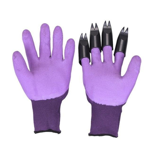Garden Rubber Gloves With Claws - worthyhog
