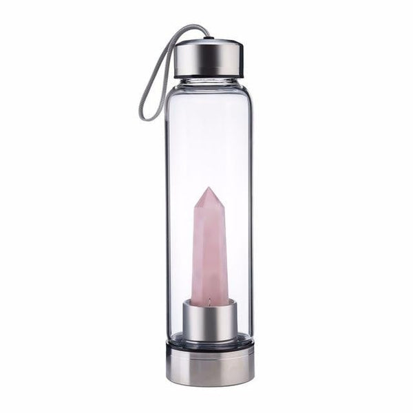 Elixir Quartz Crystal Gemstones Water Bottle - worthyhog