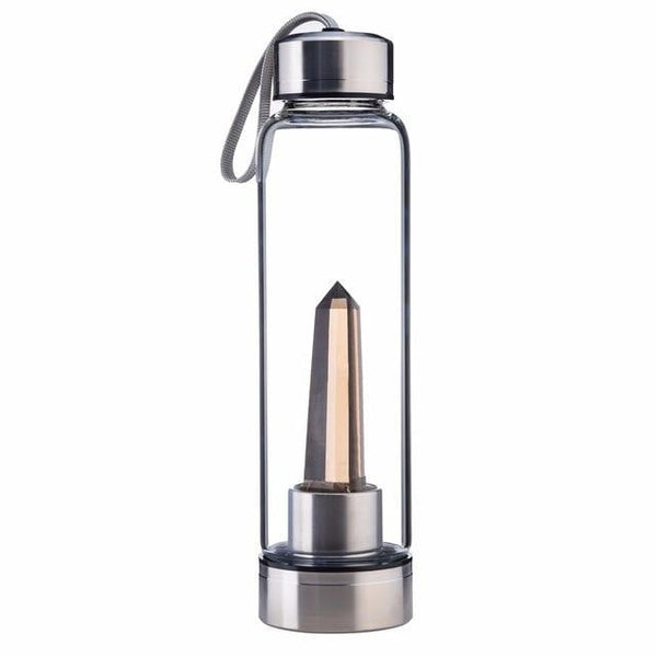 Elixir Quartz Crystal Gemstones Water Bottle - worthyhog