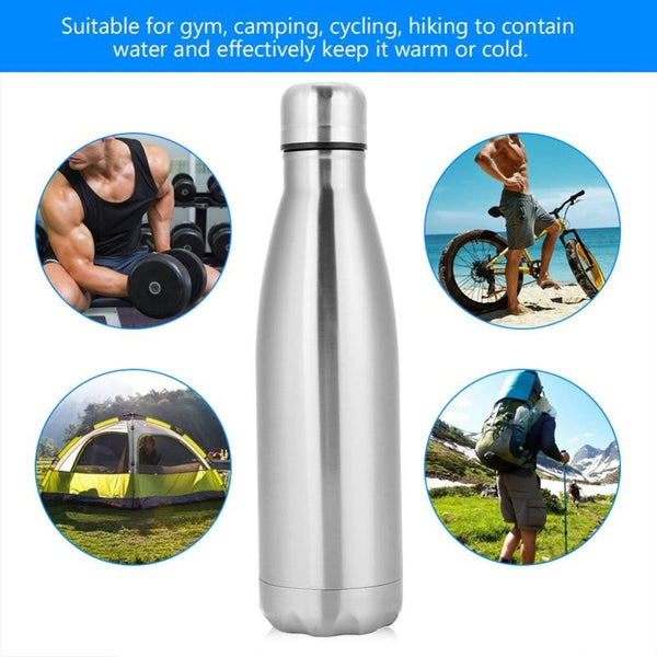 750ML Stainless Steel Water Bottle - worthyhog